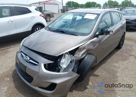 2012 Hyundai Accent Se z USA, uszkodzony, nr VIN KMHCU5AE1CU006231